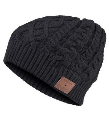 Bluetoothmuts - muziekmuts - music beanie – zwart